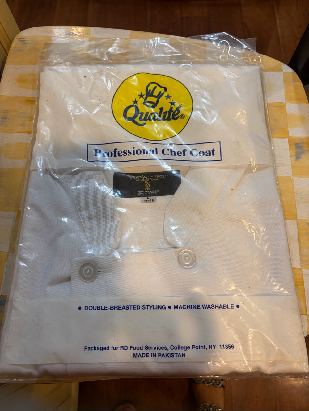Qualite Professional Chef Coat - White